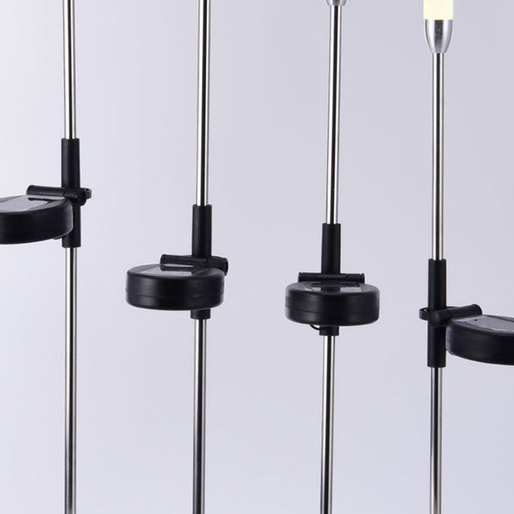 Moderne Art Deco Vanntett Solar Sylinder Akryl Aluminium Rustfritt Stål ABS LED Utendørs Lys Landskapsbelysning For Hage | Skanto