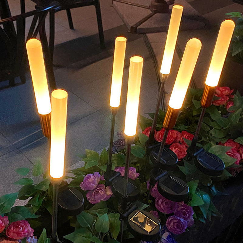 Moderne Art Deco Vanntett Solar Sylinder Akryl Aluminium Rustfritt Stål ABS LED Utendørs Lys Landskapsbelysning For Hage | Skanto