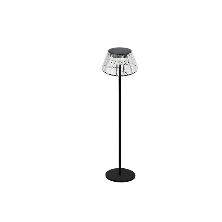 Samtidig Industriell Vanntett Sol USB Jern Glass Utendørs LED Stående Gulvlampe For Hage | Skanto