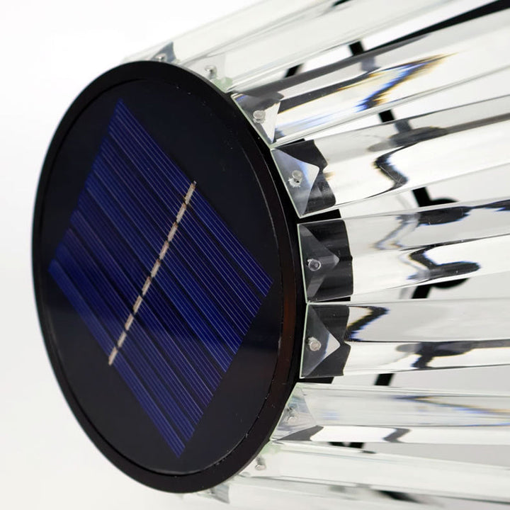 Samtidig Industriell Vanntett Sol USB Jern Glass Utendørs LED Stående Gulvlampe For Hage | Skanto