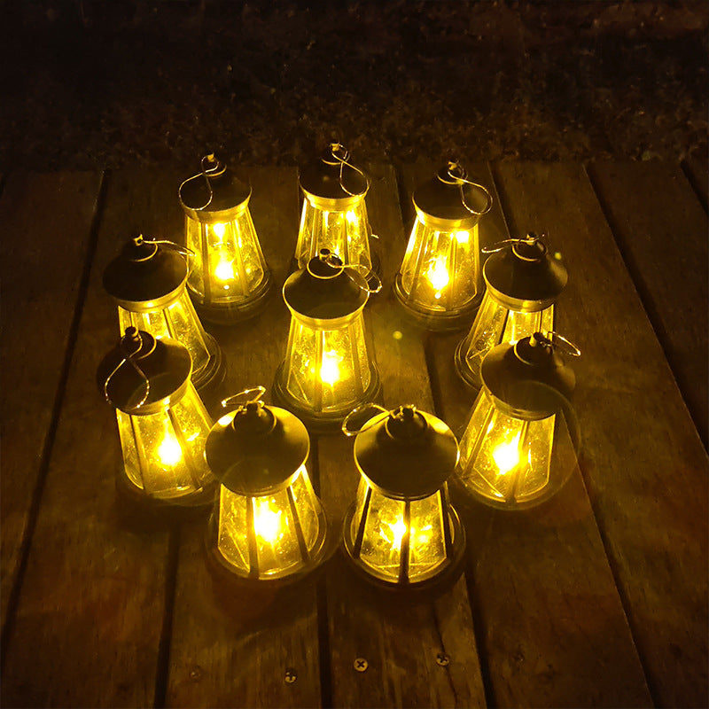 Moderne Minimalistisk Vanntett Solfyr Lys Jern Akryl LED Camping Utendørs Lys Landskapsbelysning For Hage | Skanto