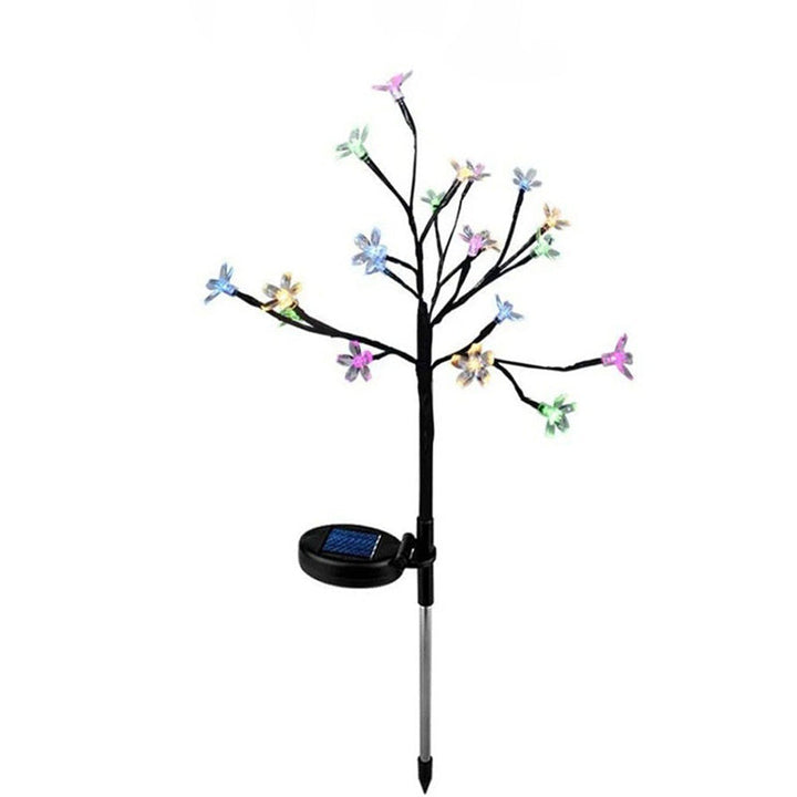 Moderne Art Deco Kirsebærblomst Lotus Plast LED Utendørs Bakke Plug Light For Hage | Skanto