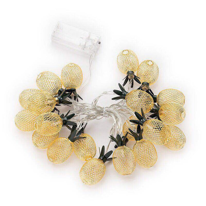 Skanto | Moderne Art Deco Liten Ananas PVC LED Lyskjede For Stue