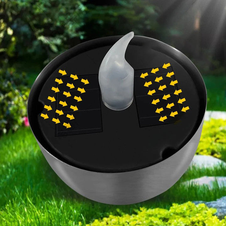 Moderne Minimalistisk Lys Runde PC Rustfritt Stål LED Utendørs Lys For Hage | Skanto