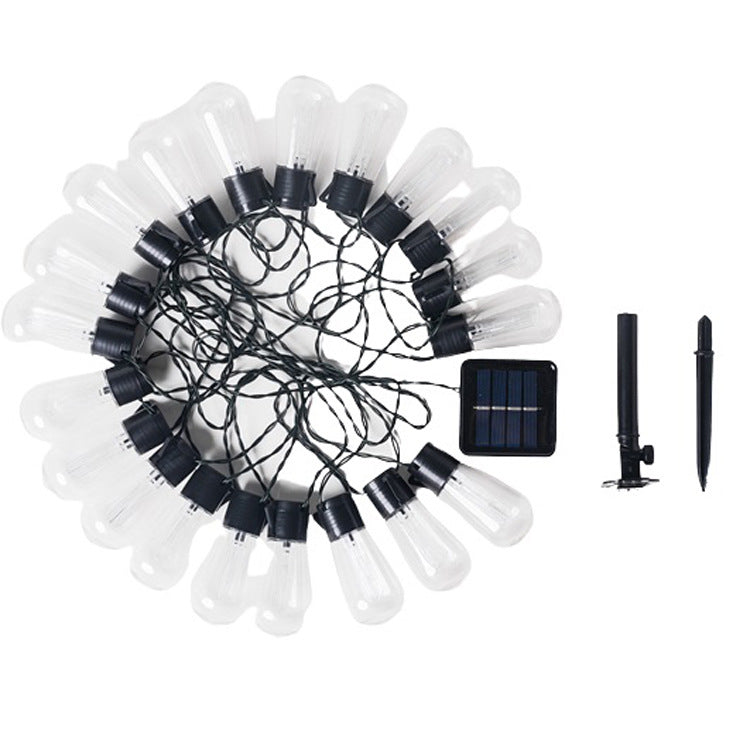 Moderne Minimalistisk Rund Lang Linie Glass Jern LED Lyskjede For Hage | Skanto