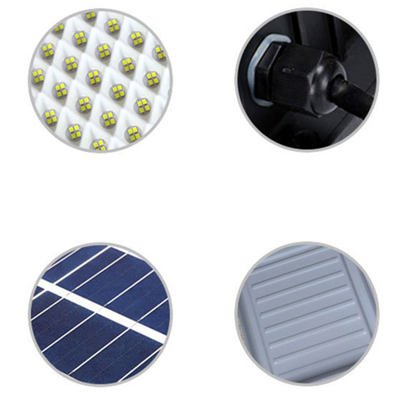 Moderne Enkelhet Rettvinklet Solvannresistent ABS LED Vegglampe For Hage | Skanto