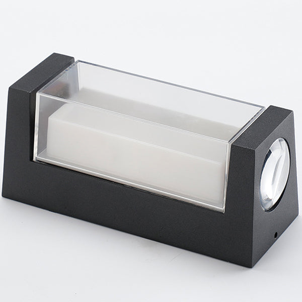 Moderne Enkelhet Rektangulær Rund Diamond PC Aluminium LED Vegglampe For Hage | Skanto
