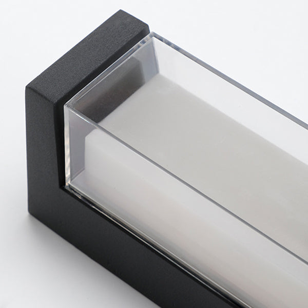 Moderne Enkelhet Rektangulær Rund Diamond PC Aluminium LED Vegglampe For Hage | Skanto