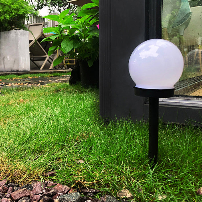 Moderne minimalistisk solcelledrevet vanntett ABS ball LED landskapsbelysning utendørs lys for hage | Skanto