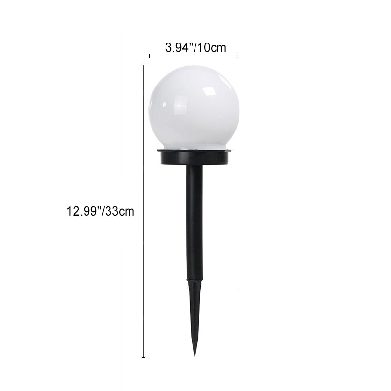 Moderne minimalistisk solcelledrevet vanntett ABS ball LED landskapsbelysning utendørs lys for hage | Skanto