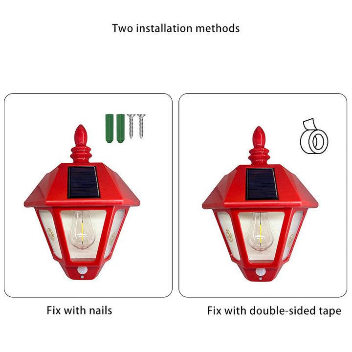 Samtidig Retro Sol Vannavstøtende ABS Fyrtårn LED Vegglampe For Utendørs Patios | Skanto