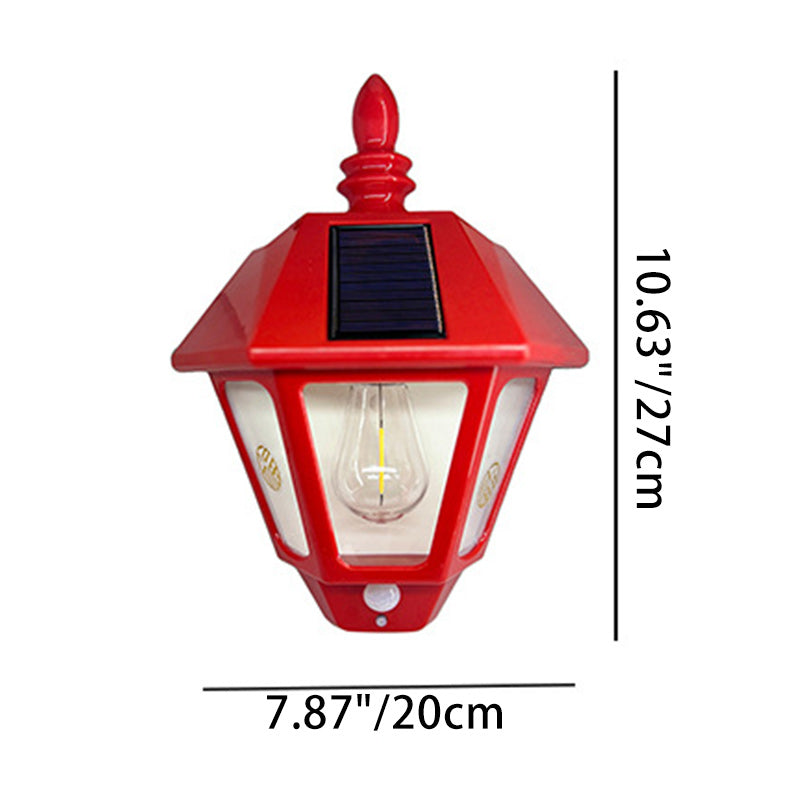 Samtidig Retro Sol Vannavstøtende ABS Fyrtårn LED Vegglampe For Utendørs Patios | Skanto