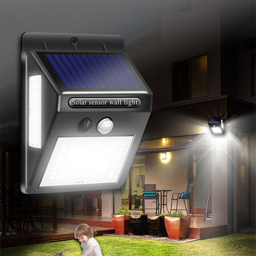 Moderne Enkelhet Solvannavstøtende Bevegelsessensor ABS Rektangulær LED Vegglampe For Utendørs Patio | Skanto