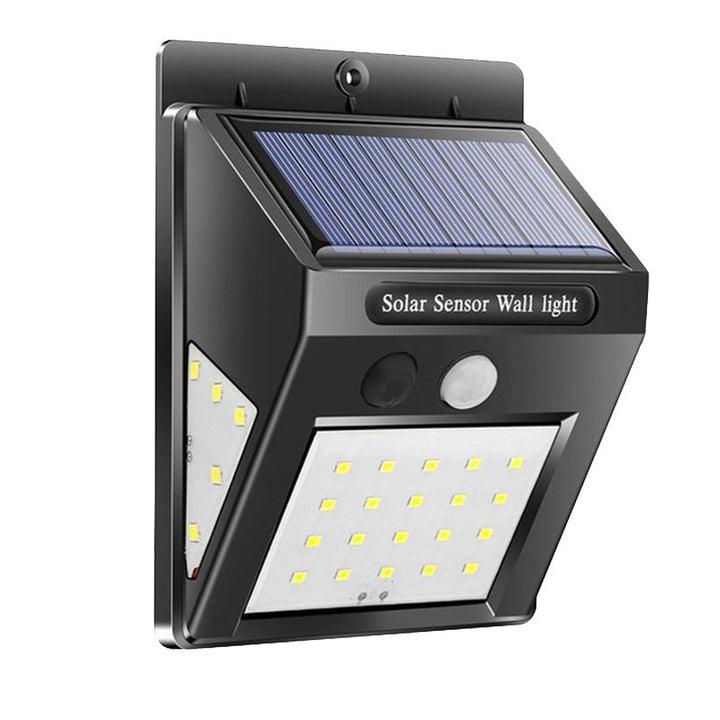 Moderne Enkelhet Solvannavstøtende Bevegelsessensor ABS Rektangulær LED Vegglampe For Utendørs Patio | Skanto