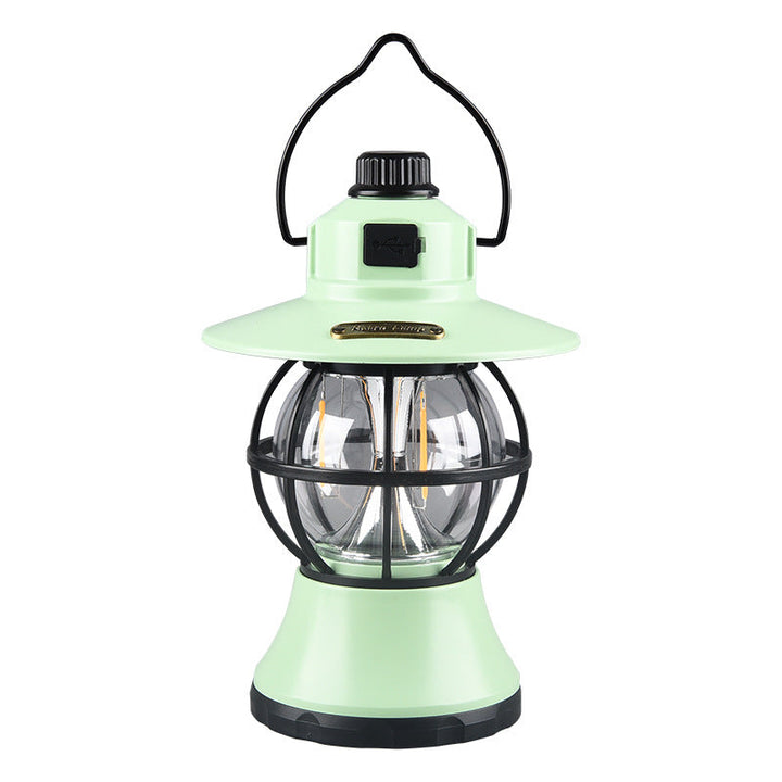 Moderne Retro Vanntett Oppladbar/Batteri ABS PS PP Stål Lantern Henge LED Bordlampe Utendørs Lys For Hage | Skanto