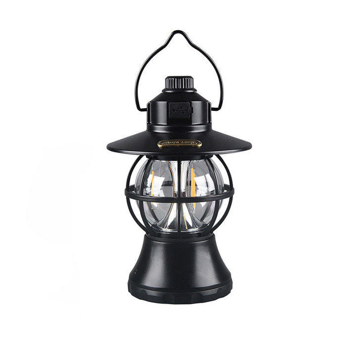 Moderne Retro Vanntett Oppladbar/Batteri ABS PS PP Stål Lantern Henge LED Bordlampe Utendørs Lys For Hage | Skanto