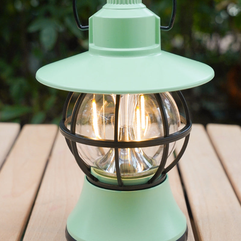 Moderne Retro Vanntett Oppladbar/Batteri ABS PS PP Stål Lantern Henge LED Bordlampe Utendørs Lys For Hage | Skanto