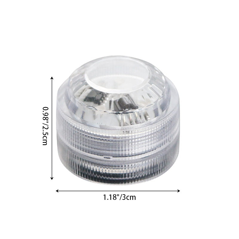 Skanto | Modern Simplicity vanntett Battery PS rund undervanns LED landskapsbelysning utendørs lys for utendørs patio