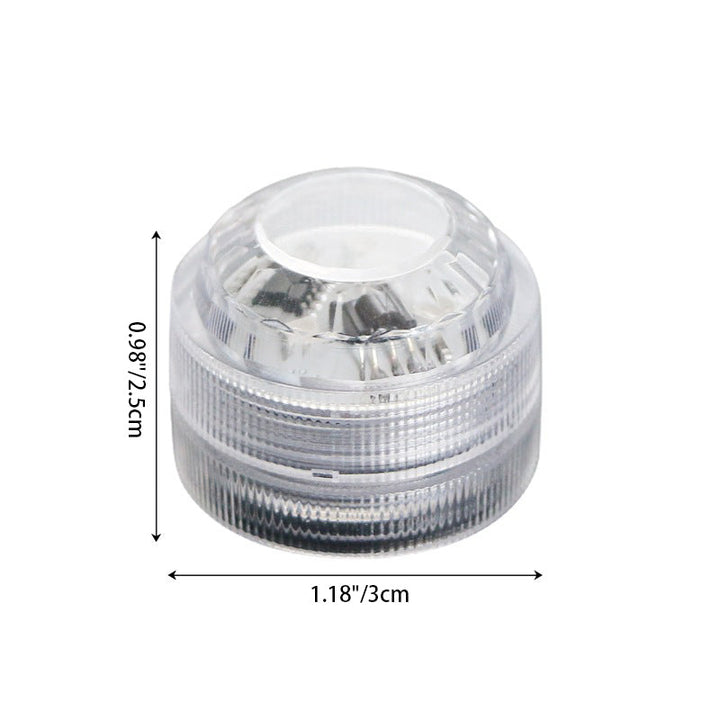 Skanto | Modern Simplicity vanntett Battery PS rund undervanns LED landskapsbelysning utendørs lys for utendørs patio