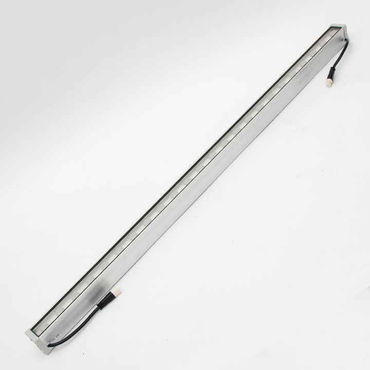 Moderne Enkelhet Vanntett Aluminiumforsterket Glassstripe Rektangulær LED Vegglampe for Utendørs Patio | Skanto