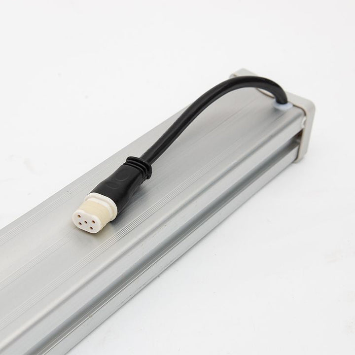 Moderne Enkelhet Vanntett Aluminiumforsterket Glassstripe Rektangulær LED Vegglampe for Utendørs Patio | Skanto