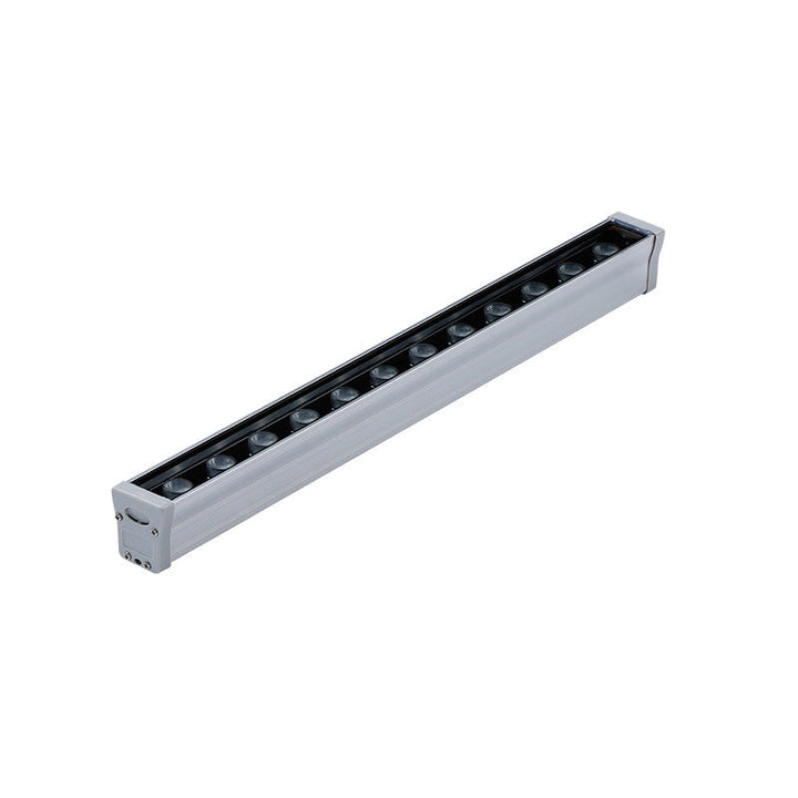 Moderne Enkelhet Vanntett Aluminiumforsterket Glassstripe Rektangulær LED Vegglampe for Utendørs Patio | Skanto