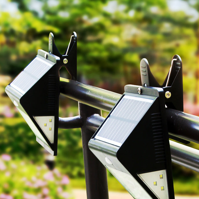 Moderne Enkelhet Sol Vannavstøtende Trekant ABS PC Menneskesensor LED Vegglampe Utendørs Lys For Utendørs Terrasse | Skanto