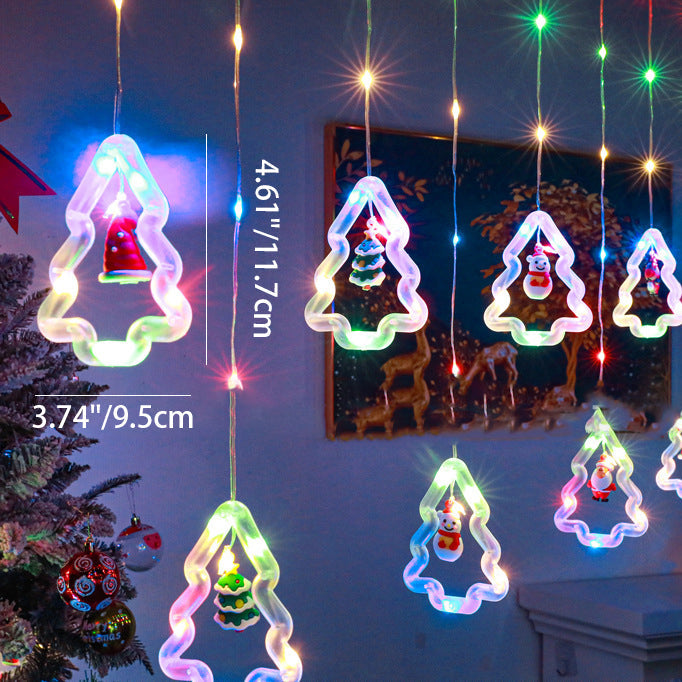 Skanto | Moderne Art Deco USB Batteri Vanntett Juletre PVC PS LED Lyslenker For Soverom