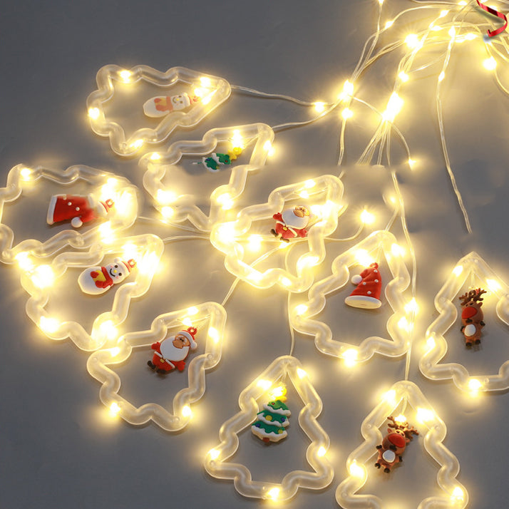 Skanto | Moderne Art Deco USB Batteri Vanntett Juletre PVC PS LED Lyslenker For Soverom