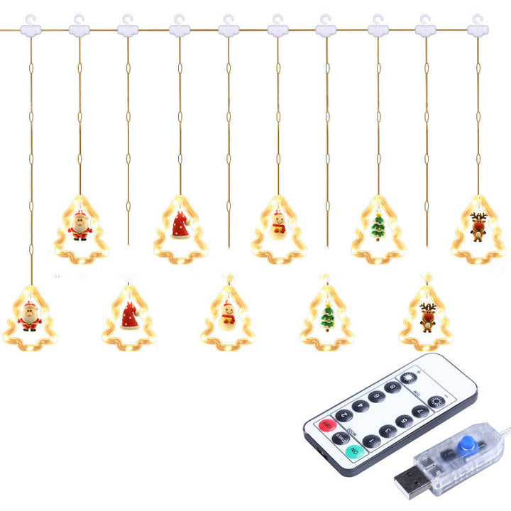 Skanto | Moderne Art Deco USB Batteri Vanntett Juletre PVC PS LED Lyslenker For Soverom