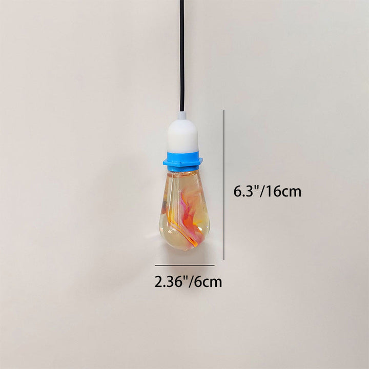 Moderne Art Deco Vanntett Harpiks Dråpe Ball LED Utendørs Lys Landskapsbelysning For Hage | Skanto