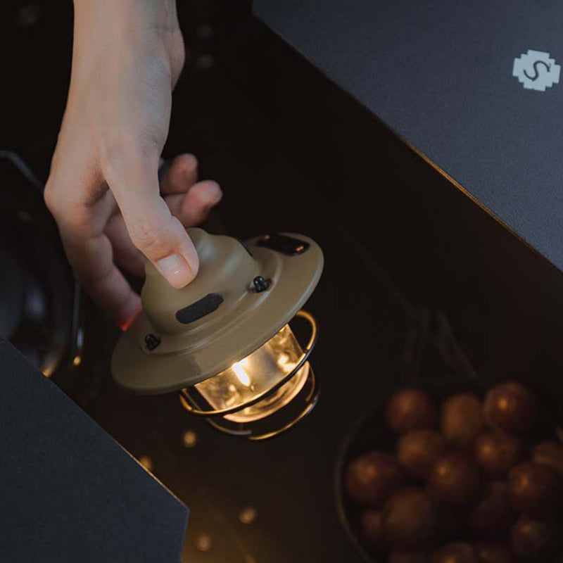 Moderne Retro Oppladbar Vanntett Jern Silika ABS PC Strobile LED Utendørs Lys For Hage | Skanto