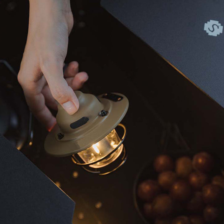 Moderne Retro Oppladbar Vanntett Jern Silika ABS PC Strobile LED Utendørs Lys For Hage | Skanto