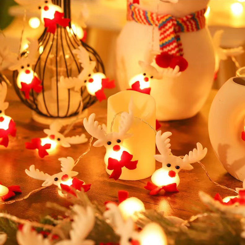 Skanto | Moderne Art Deco Batteri Kobbertråd Teppet Santa Snømann Rein Tegneserie Dekorasjon LED Lyskilder For Underholdningsrom