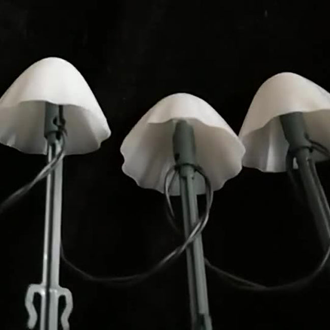 Samtidig Kreativ Solcellebatteri Vanntett PVC Sopp LED Utendørsbelysning Landskapsbelysning For Hage | Skanto