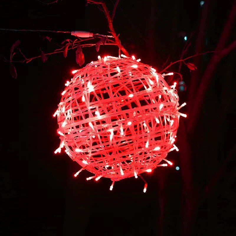 Moderne Art Deco Vanntett PVC Hengeball Dekorasjon LED Utendørs Pendellampe Utendørs Lys For Hage | Skanto