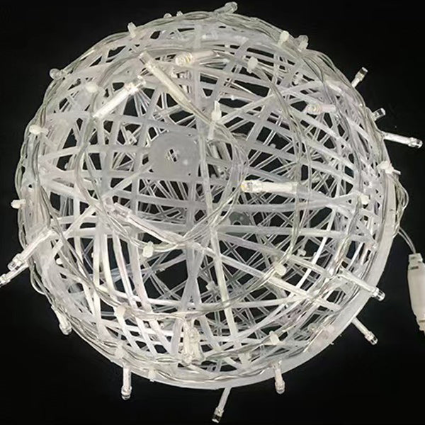Moderne Art Deco Vanntett PVC Hengeball Dekorasjon LED Utendørs Pendellampe Utendørs Lys For Hage | Skanto