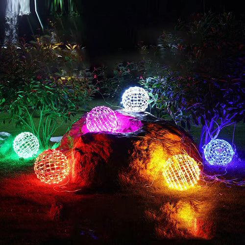 Moderne Art Deco Vanntett PVC Hengeball Dekorasjon LED Utendørs Pendellampe Utendørs Lys For Hage | Skanto