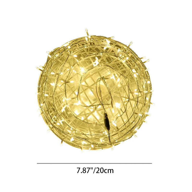 Moderne Art Deco Vanntett PVC Hengeball Dekorasjon LED Utendørs Pendellampe Utendørs Lys For Hage | Skanto