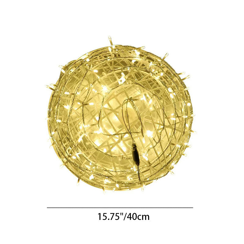 Moderne Art Deco Vanntett PVC Hengeball Dekorasjon LED Utendørs Pendellampe Utendørs Lys For Hage | Skanto