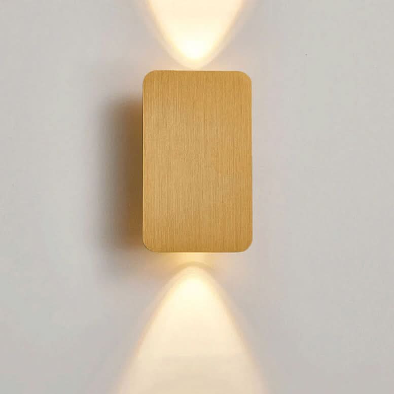 Skanto | Nordisk Minimalistisk Aluminium Rektangulær LED Vegglampe