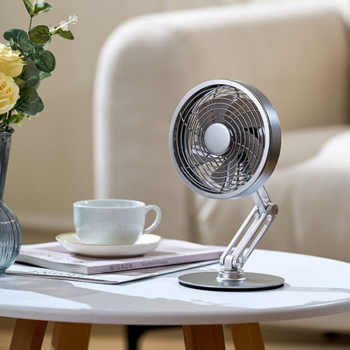 Skanto | Skrivebord 360¬∞ Rotérbar Sammenleggbar Metall Mini Vifte