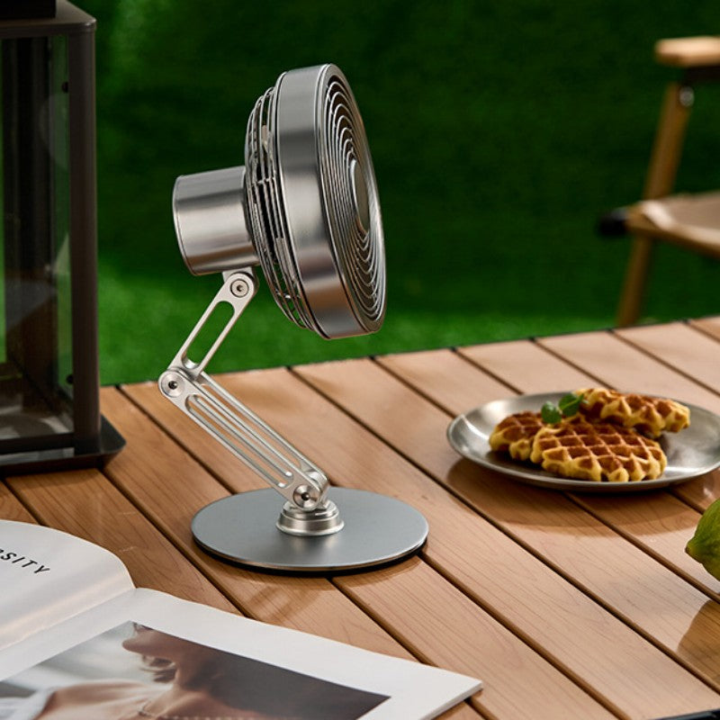 Skanto | Skrivebord 360¬∞ Rotérbar Sammenleggbar Metall Mini Vifte