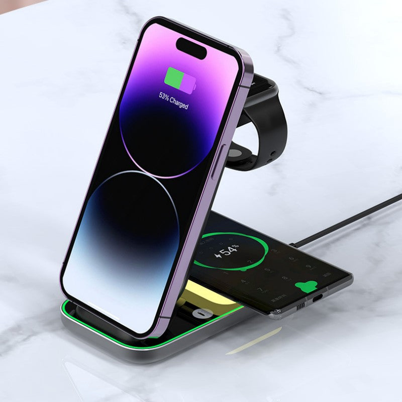 Skanto | Multi-funksjonell magnetisk trådløs lading telefon stativ
