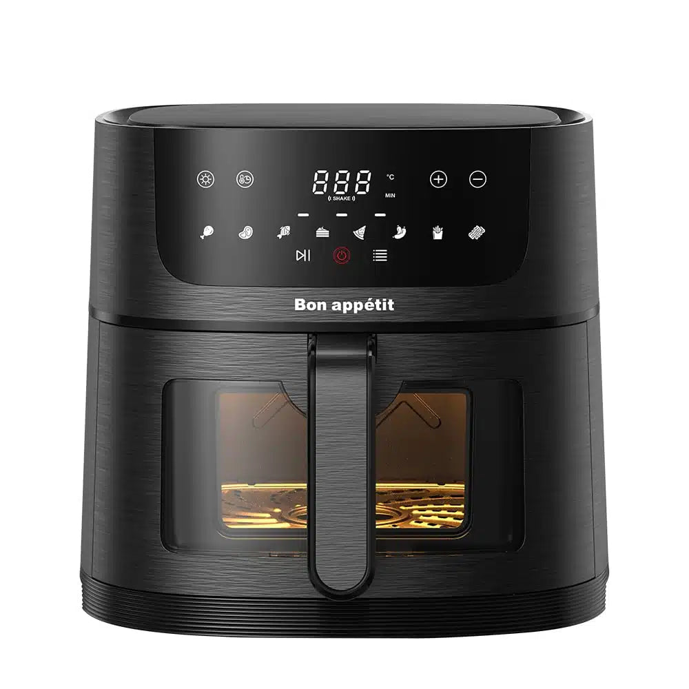 Luftfryer 6.0 l. (lite fett: grilling, baking, steking og fritering) | Skanto
