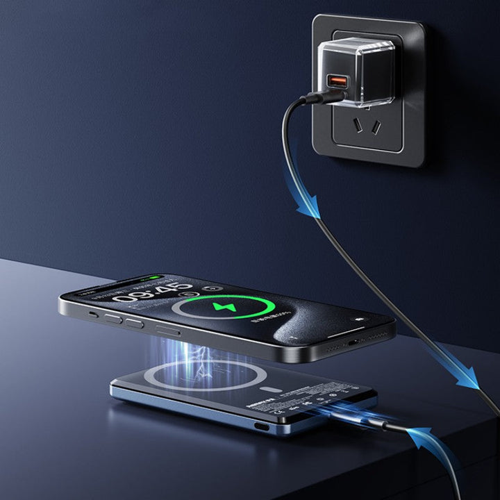 Skanto | Ultra-Tynn Og Bærbar Magnetisk Trådløs Power Bank