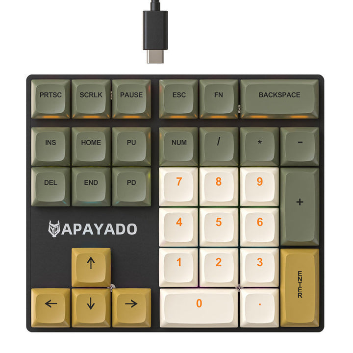 Skanto | Ekstern Mini Kablet 33-Tasters Numerisk Tastatur