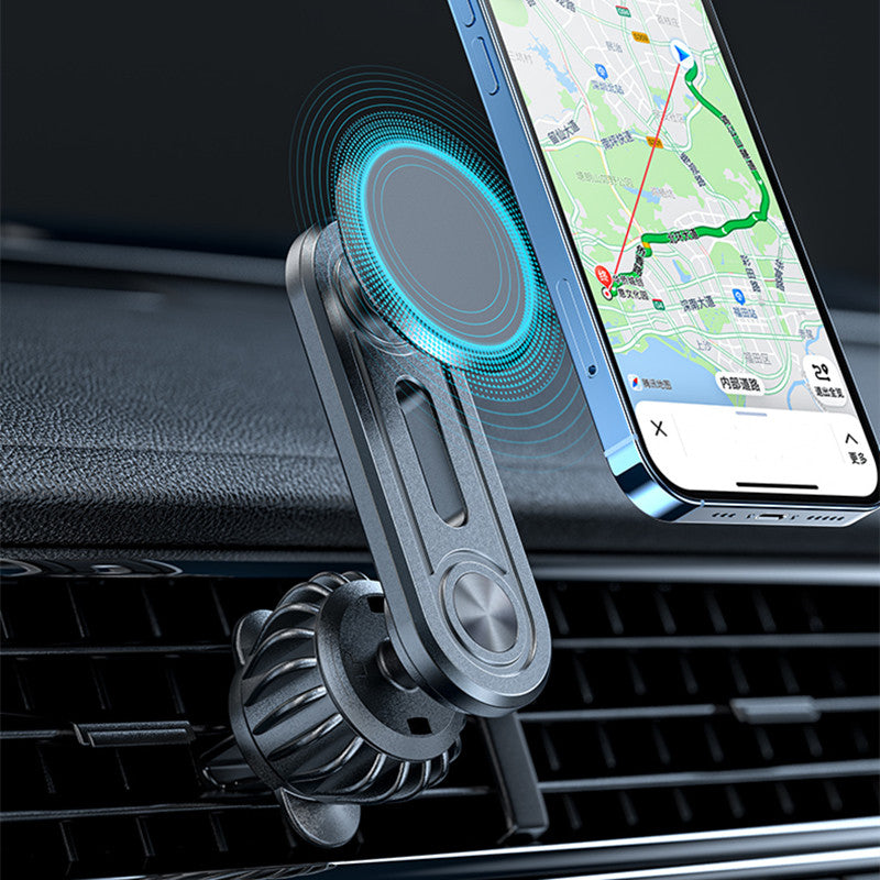 Skanto | Magnetisk Aluminiumlegering Rotérbar Bil Telefonholder