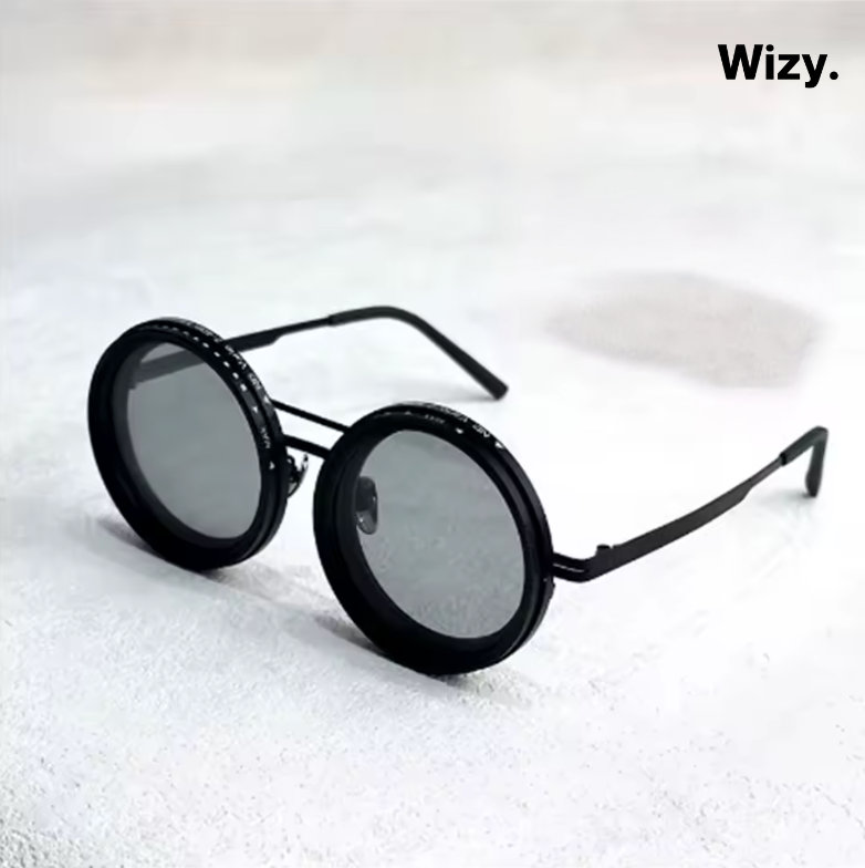 Skanto | ShadowSunglasses | Solbriller med svarte linser Stilig UV-beskyttelse Motemode