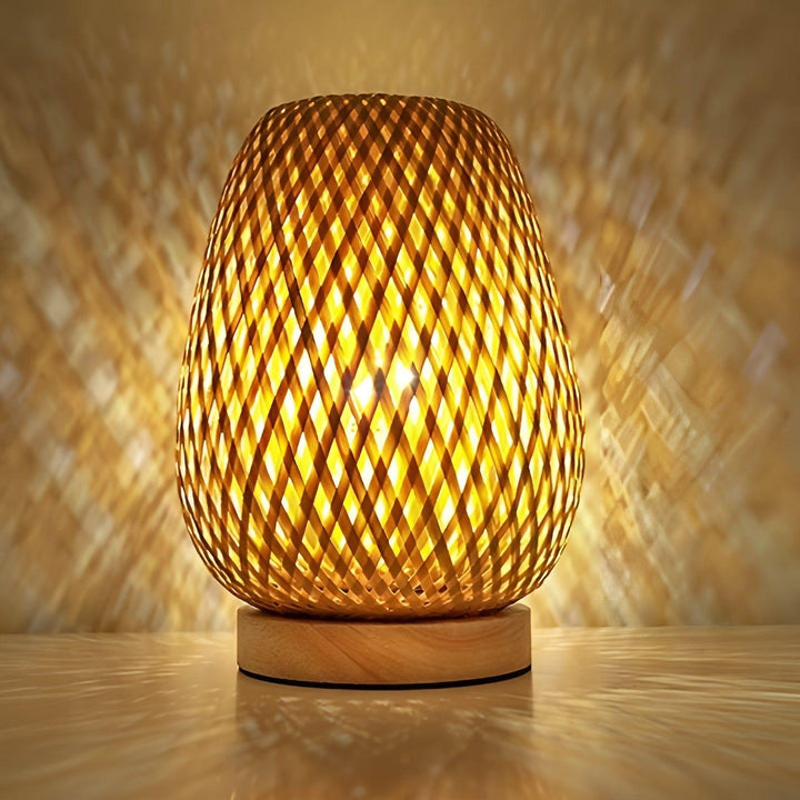 Skanto | Aura Lampe - Bambus USB-drevet Bordlampe for Soverommet